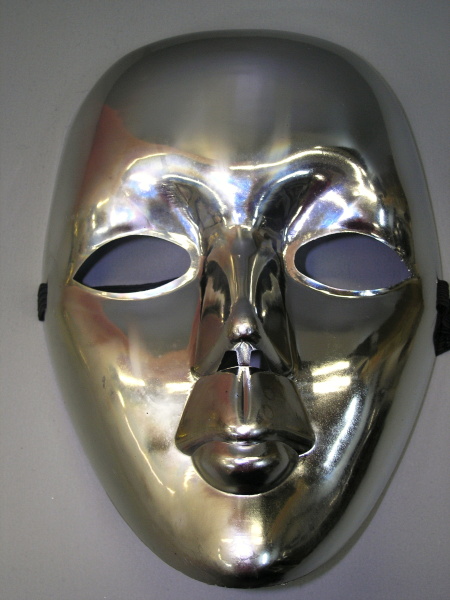 Maska Benátky stříbrná 31004-Li