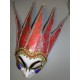 Maska Benátky bíločervená 147587D-Li