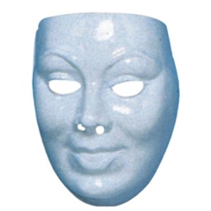 Maska na domalování mladá žena 00053 -E-Wi