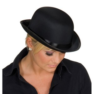 Tvrdý klobúk čierna elegantná 4 125207 - Ru