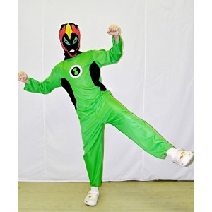 Kostým zelený Ninja (110 - 116) 12543c-Li 